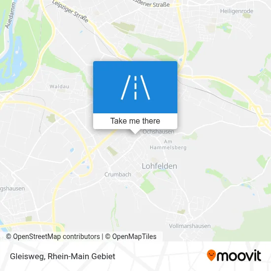 Gleisweg map