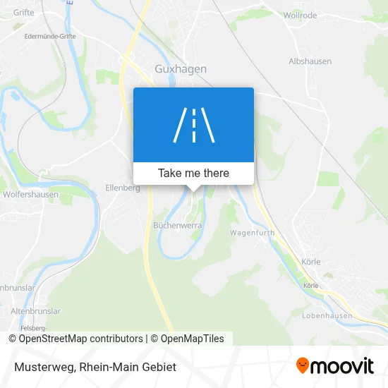 Musterweg map