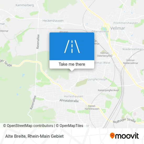 Alte Breite map