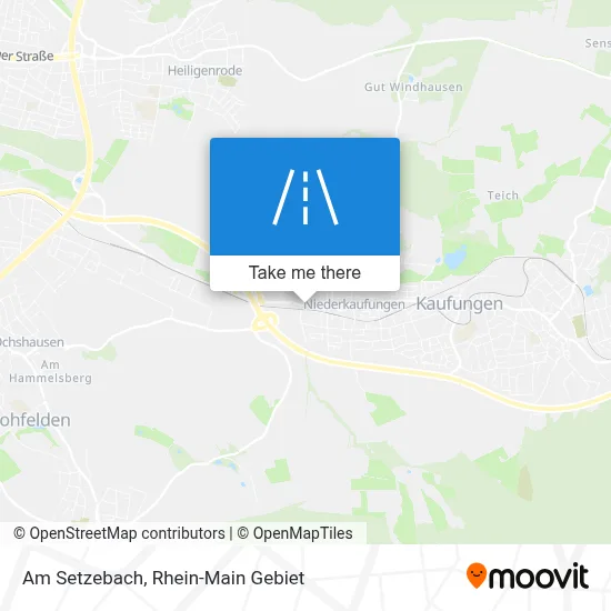 Am Setzebach map