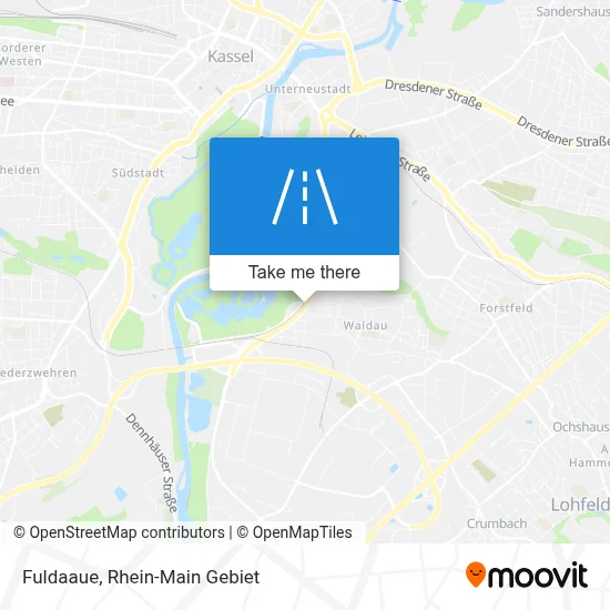 Fuldaaue map