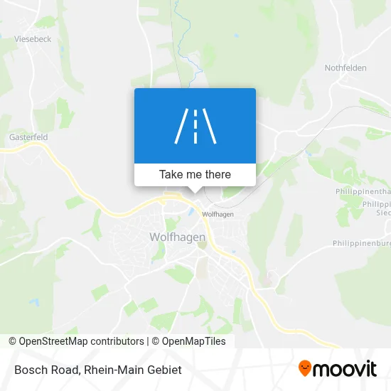 Boschweg map