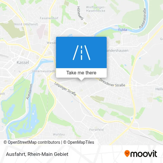 Ausfahrt map