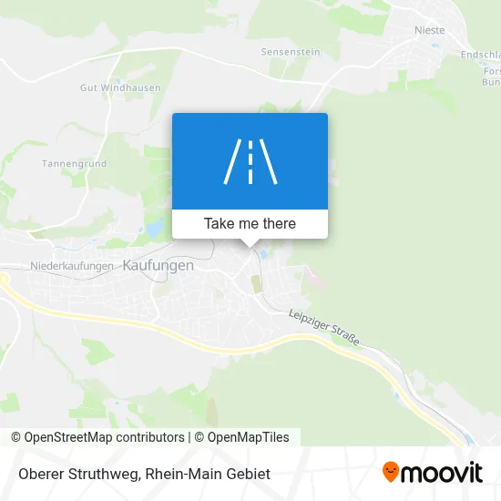 Oberer Struthweg map