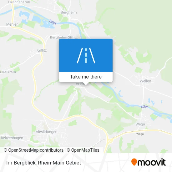 Im Bergblick map