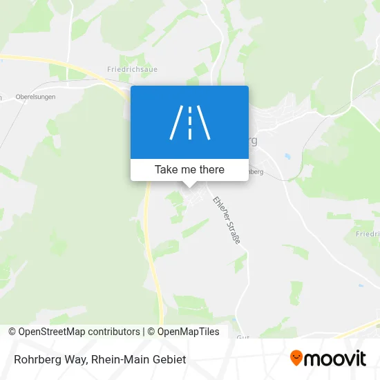 Rohrbergweg map