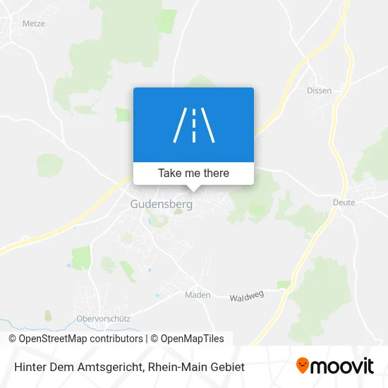 Hinter Dem Amtsgericht map