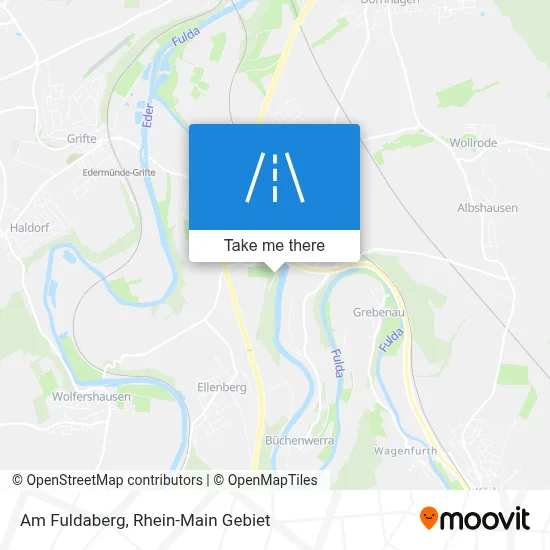 Am Fuldaberg map