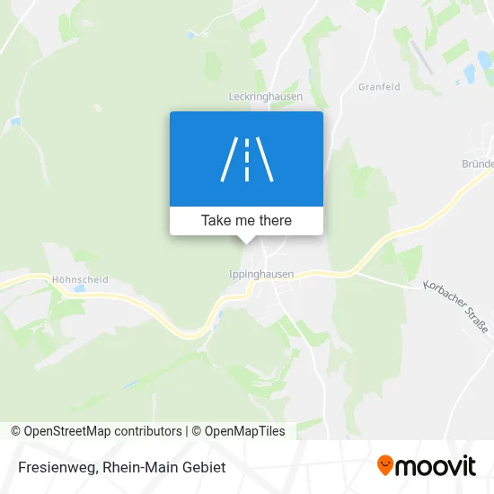 Fresienweg map