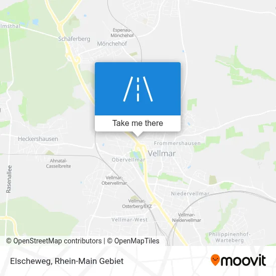 Elscheweg map