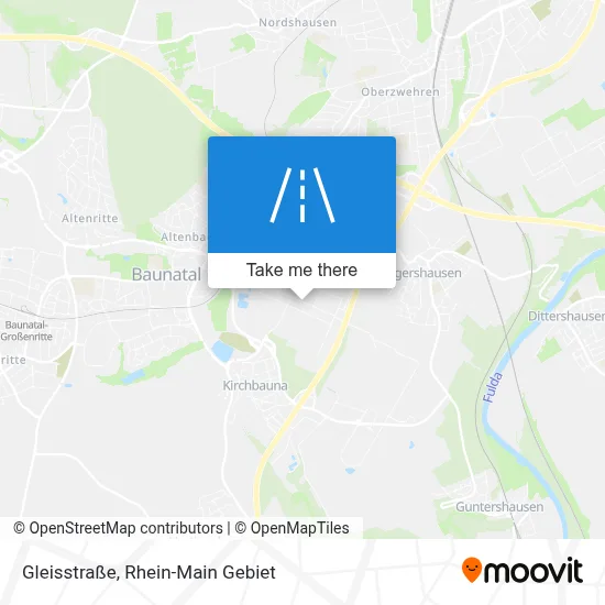 Gleisstraße map