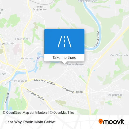 Haarweg map