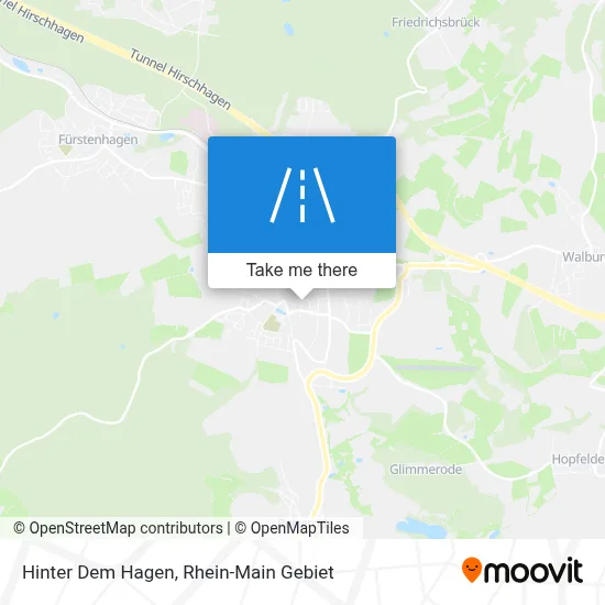 Hinter Dem Hagen map