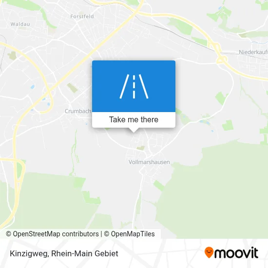 Kinzigweg map