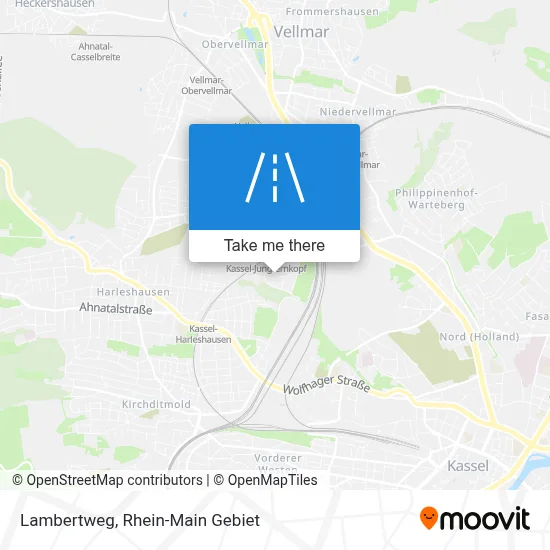Lambertweg map
