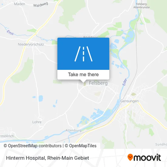 Hinterm Hospital map