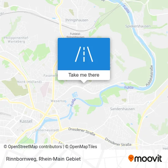 Rinnbornweg map