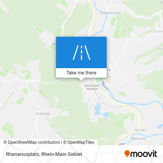 Rhenanusplatz map