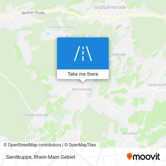 Sandkuppe map