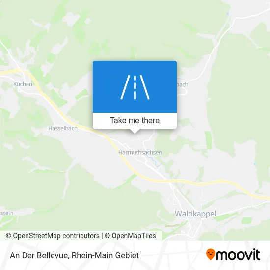 An Der Bellevue map