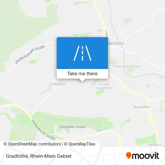 Gradhöhe map