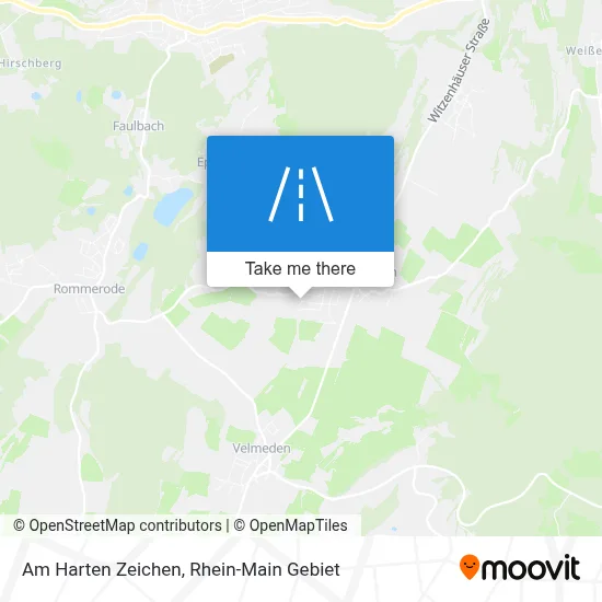 Am Harten Zeichen map