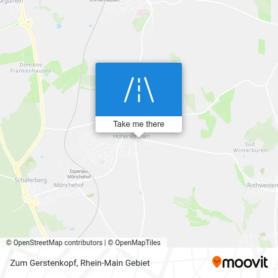 Zum Gerstenkopf map