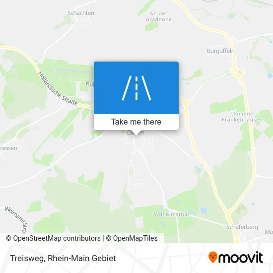 Treisweg map