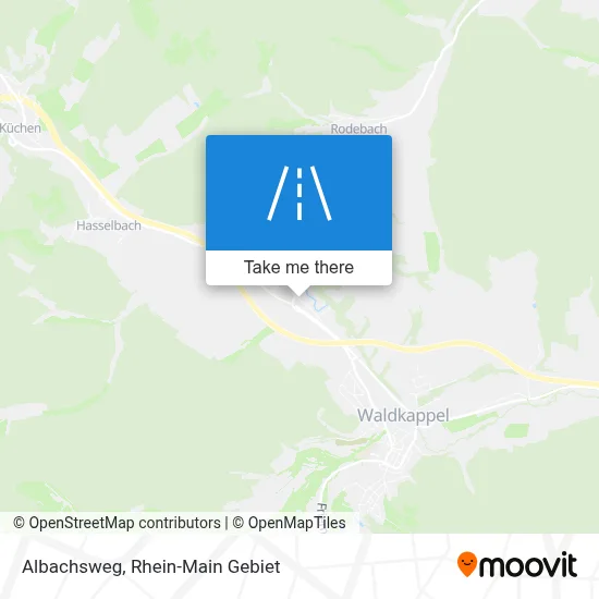 Albachsweg map