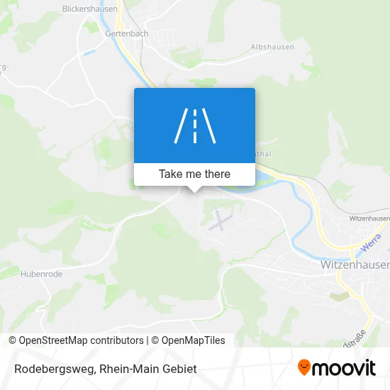 Rodebergsweg map