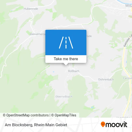 Am Blocksberg map