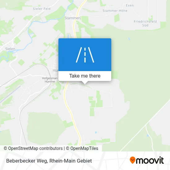 Beberbecker Weg map