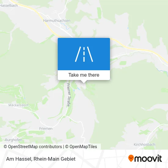 Am Hassel map