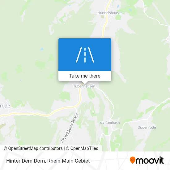 Hinter Dem Dorn map