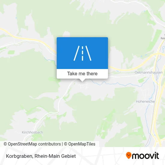 Korbgraben map