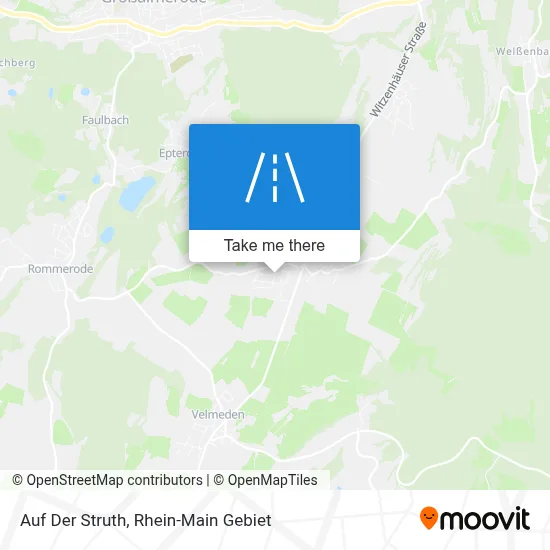 Auf Der Struth map