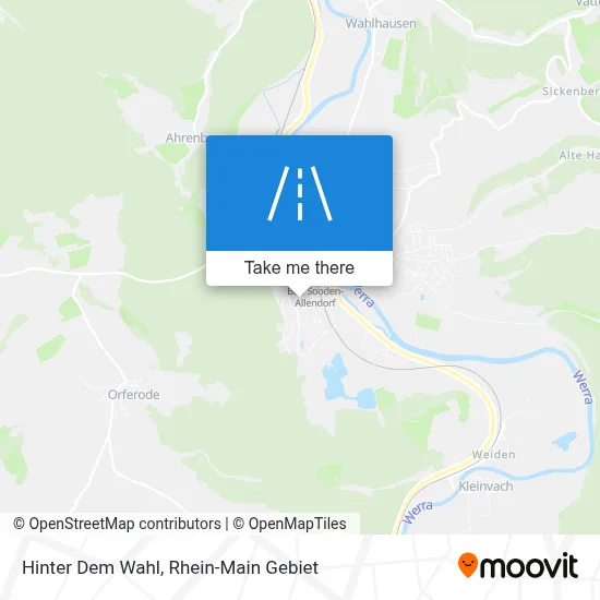 Hinter Dem Wahl map