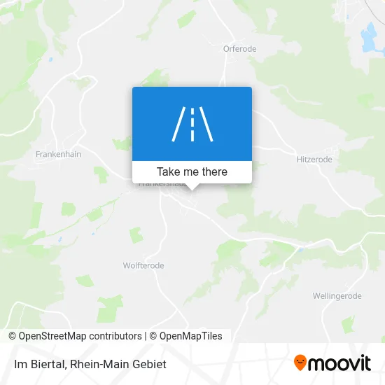Im Biertal map