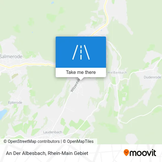 An Der Albesbach map