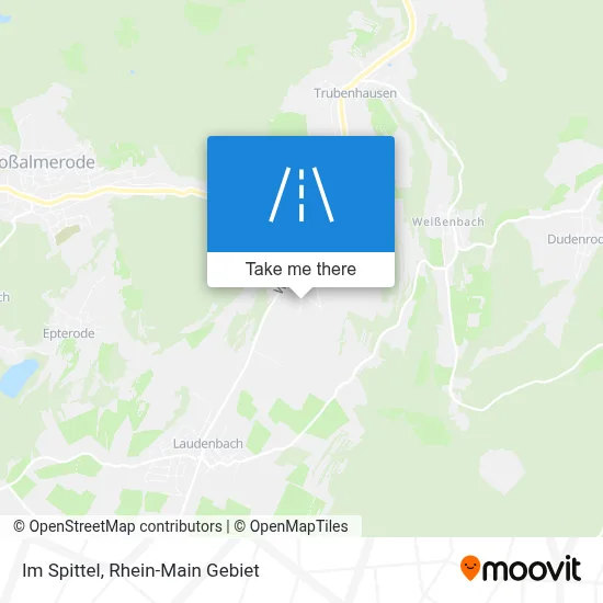 Im Spittel map