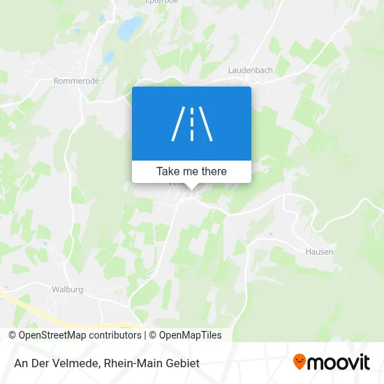 An Der Velmede map