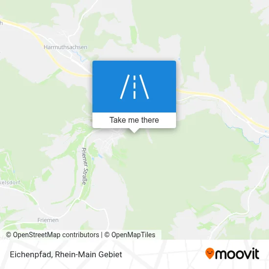 Eichenpfad map