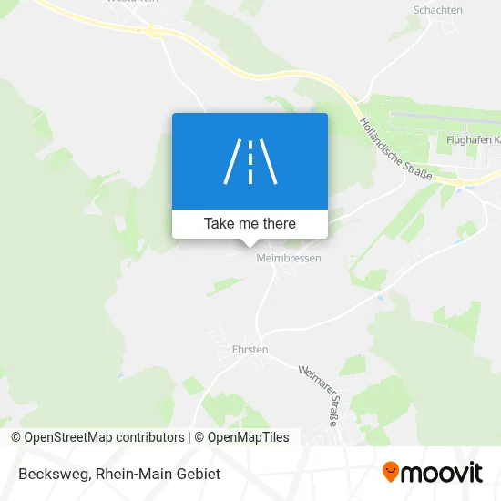 Becksweg map