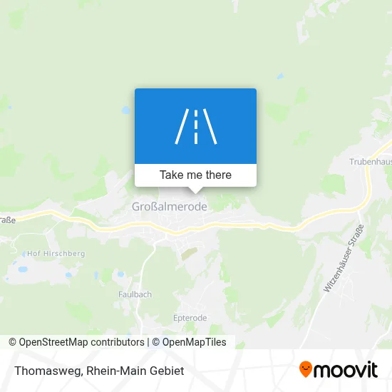 Thomasweg map