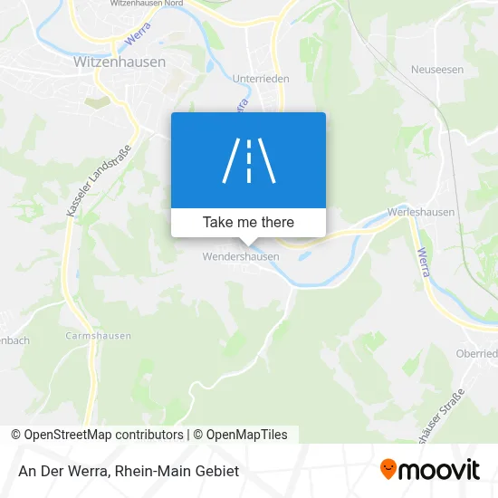 An Der Werra map