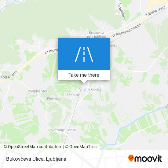 Bukovčeva Ulica map