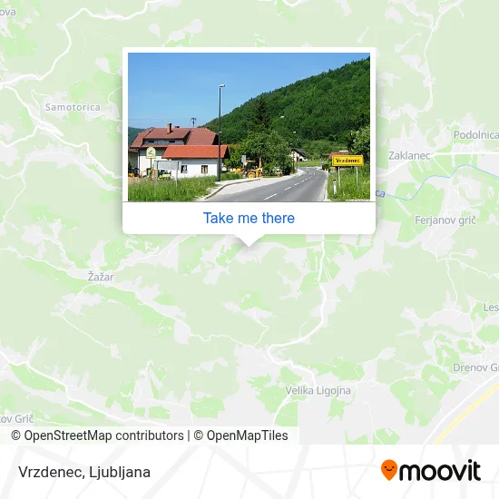 Vrzdenec map