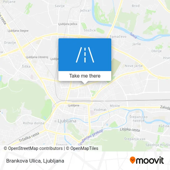Brankova Ulica map