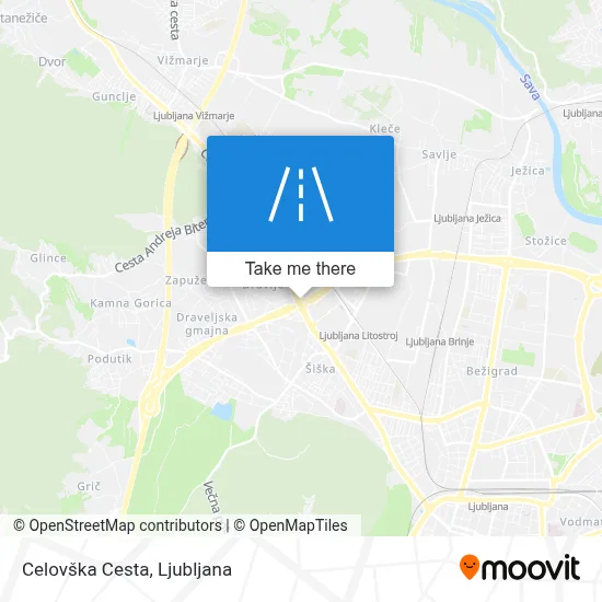 Celovška Cesta map