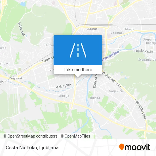 Cesta Na Loko map